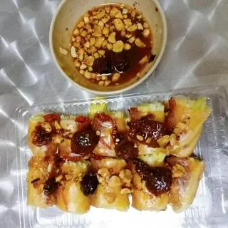 Hình ảnh Bánh tráng cuốn sốt me
