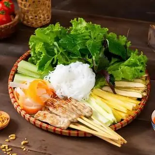 Hình ảnh Mẹt nem nướng lụi - phần 1 người