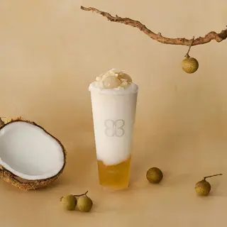 Hình ảnh Nhãn dừa - nhãn dừa tươi đá xay