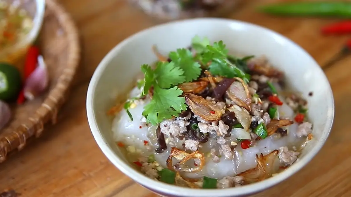 Hình ảnh Bánh đúc nóng thịt băm
