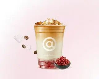 Hình ảnh Latte đậu đỏ sữa dừa