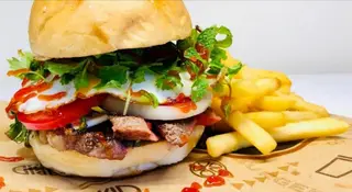 Hình ảnh Combo Burger bò Mỹ - BBQ USA minced Beef combo