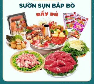 Hình ảnh Lẩu Bắp Bò Sườn Sụn - ĐẦY ĐỦ (4-6 Người)