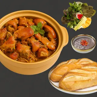 Hình ảnh Giả Cầy Giò Heo Kèm Bánh Mì - Phần Đặc Biệt