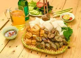Hình ảnh Bún đậu - nem - dồi