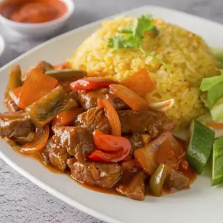 Hình ảnh Cơm bò lúc lắc