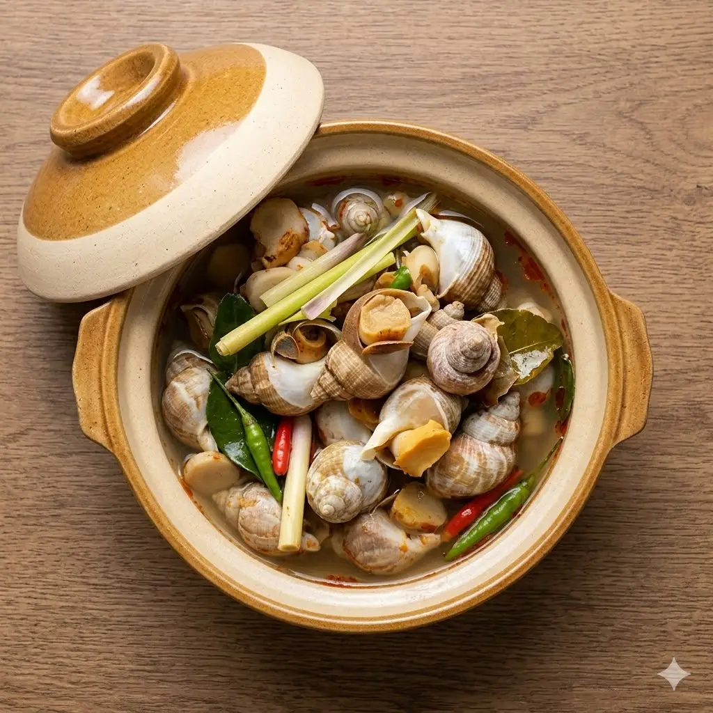 Hình ảnh Ốc hương hấp Thái