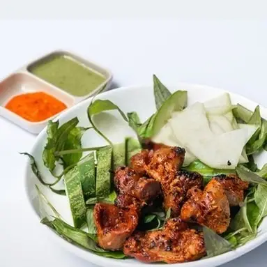 Hình ảnh Mề gà nướng sate