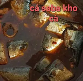 Hình ảnh Cơm cá saba kho cà