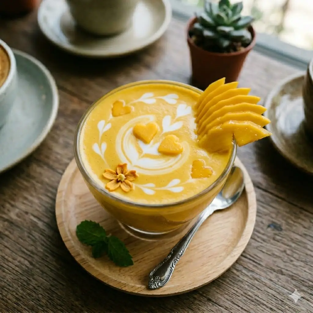Hình ảnh Latte xoài