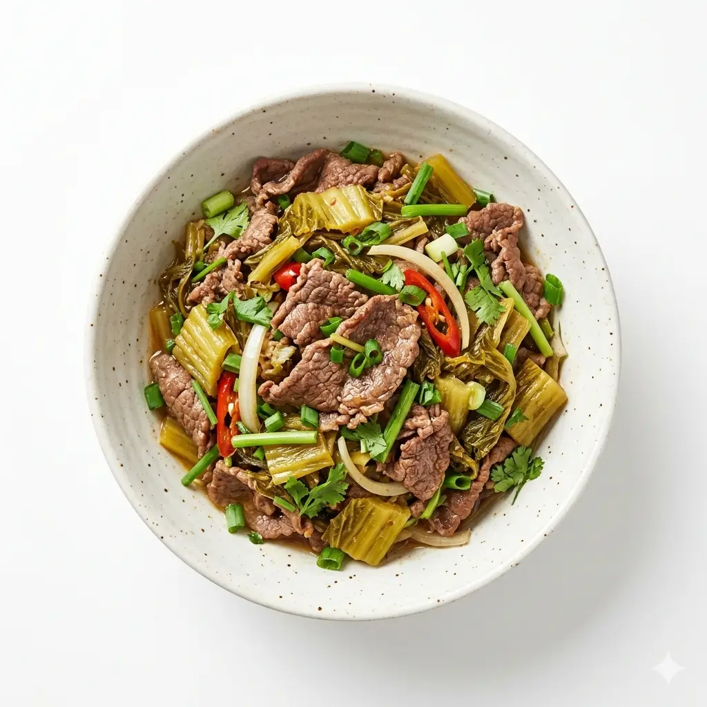 Hình ảnh Cải xào bò