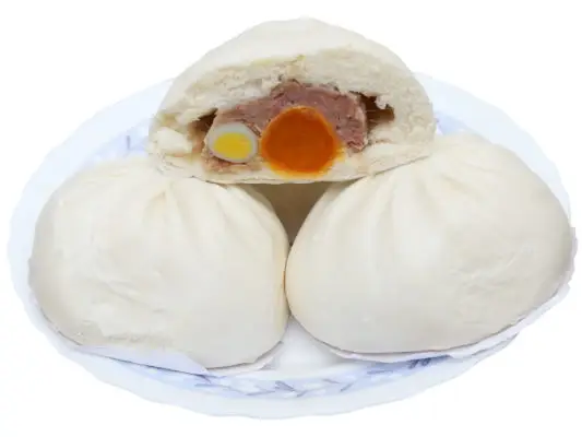 Hình ảnh Bánh bao trứng muối - trứng cút - nhân thịt