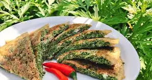Hình ảnh 1 Trứng rán ngải cứu