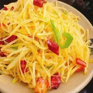 Hình ảnh Khoai tây xào sợi chua ngọt - 酸辣土豆丝