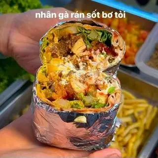Hình ảnh Cuộn tacos gà bơ tỏi
