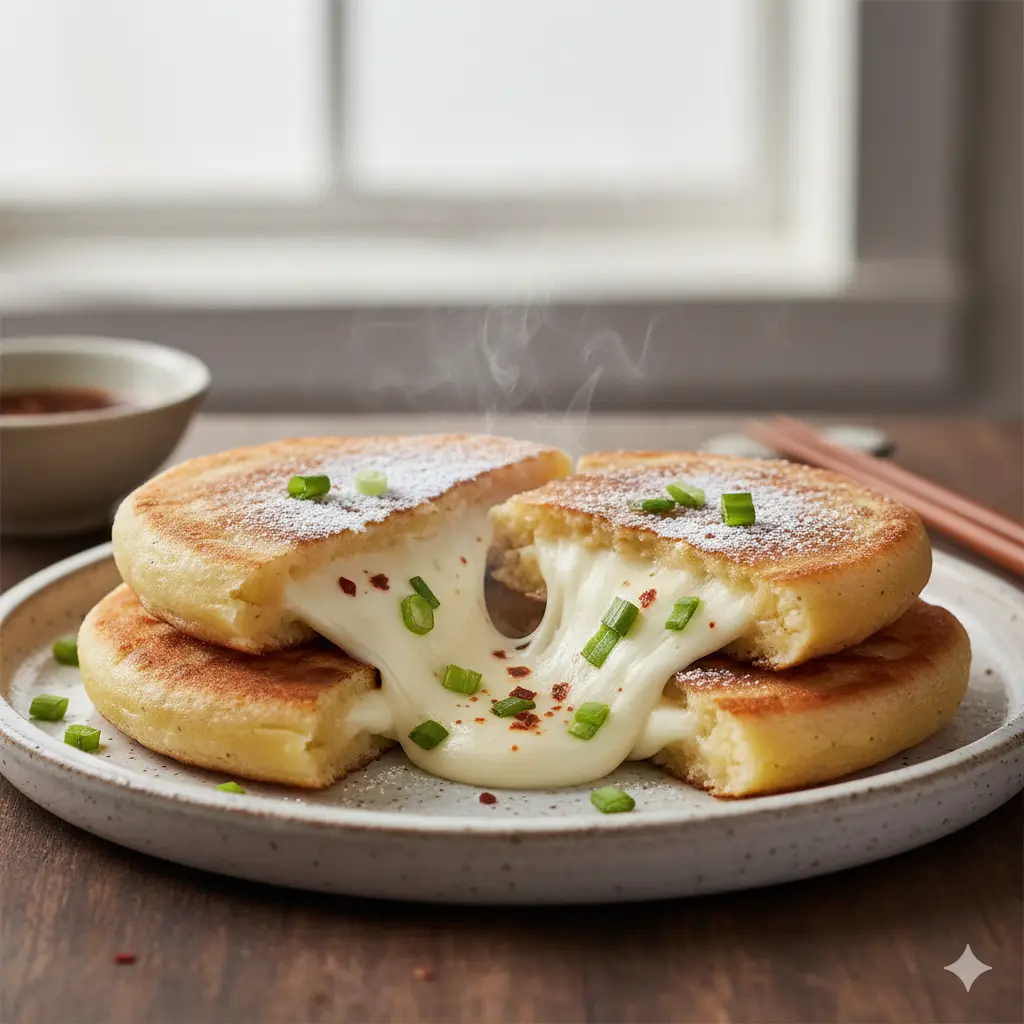 Hình ảnh Bánh xếp mini lắc pho mai