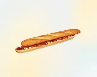 Hình ảnh Bánh mì que xá xíu
