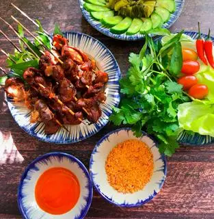Hình ảnh Mề gà nướng