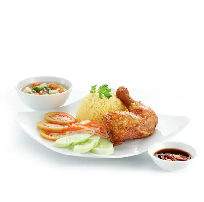 Hình ảnh Cơm da gà - má đùi