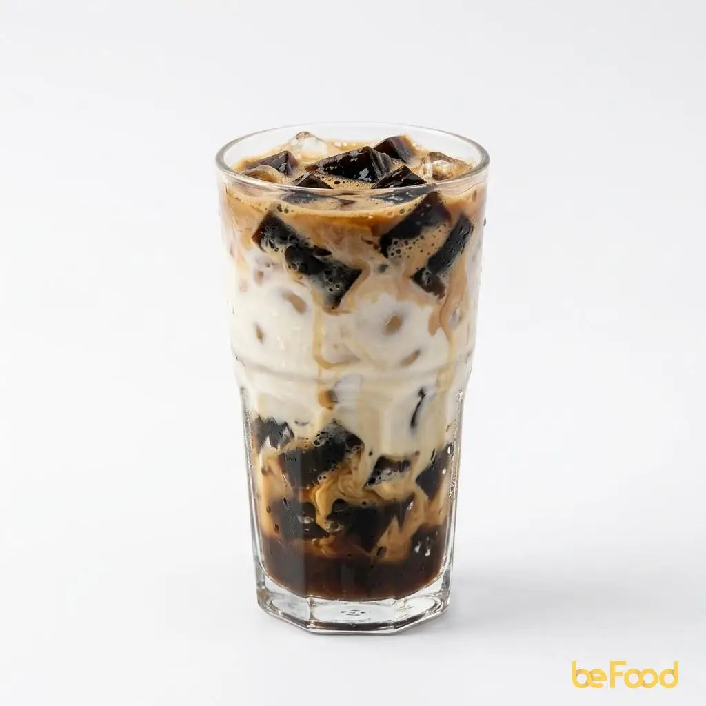 Hình ảnh Sữa tươi cà phê sương sáo