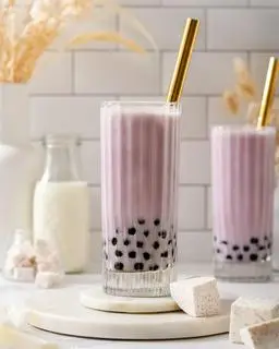 Hình ảnh Latte khoai môn