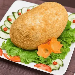 Hình ảnh Gà quay bó xôi thảo mộc