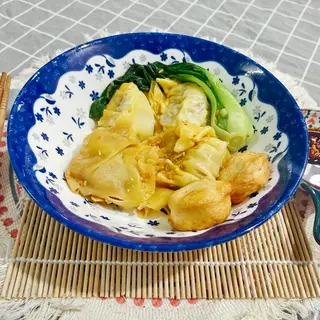 Hình ảnh Sủi cảo sốt - đậu hủ cá phô mai