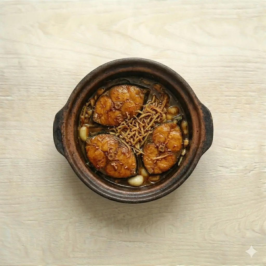 Hình ảnh Cá trê kho riềng sả