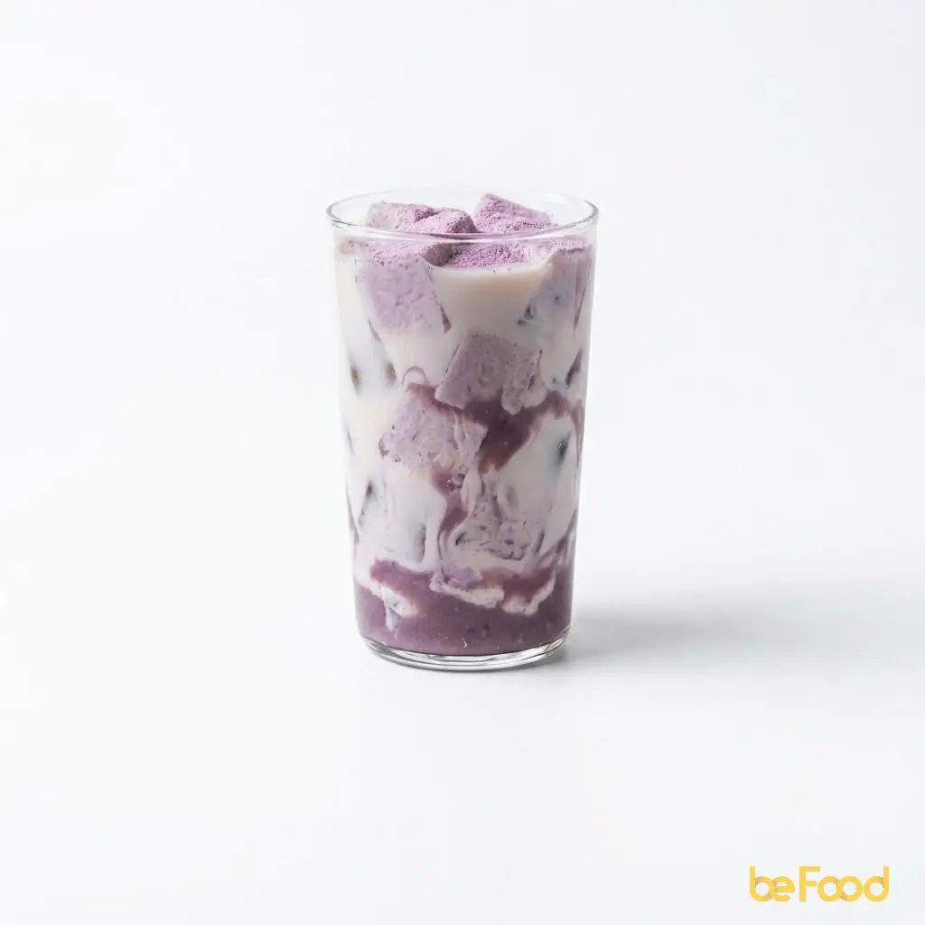 Hình ảnh Sữa tươi khoai môn pudding khoai