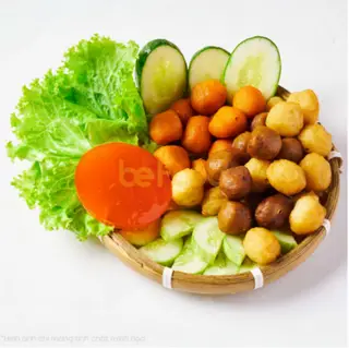Hình ảnh Viên chiên mắm tỏi siêu topping