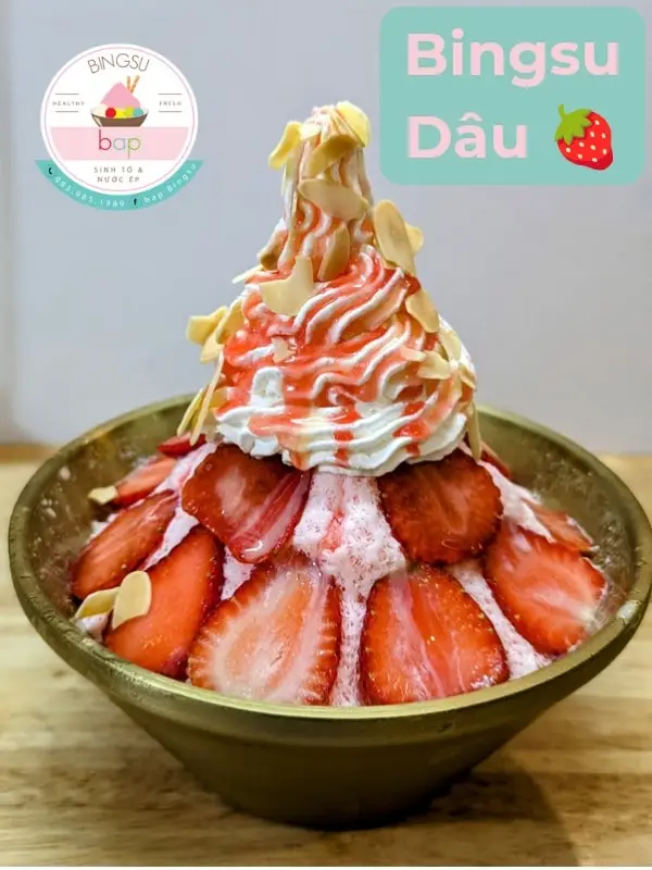 Hình ảnh Bingsu Dâu