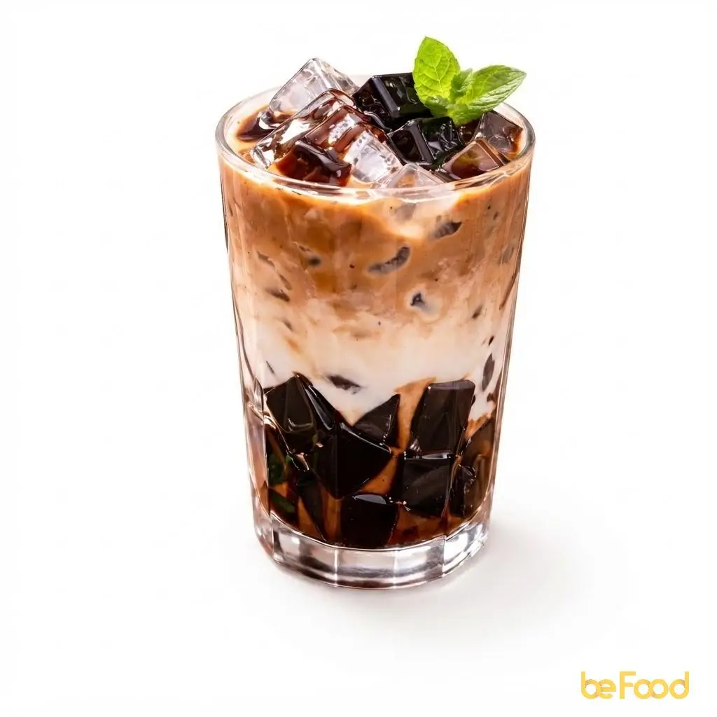 Hình ảnh Cà phê sữa tươi sương sáo