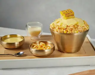 Hình ảnh Bingsu ngô - sweet corn bingsu