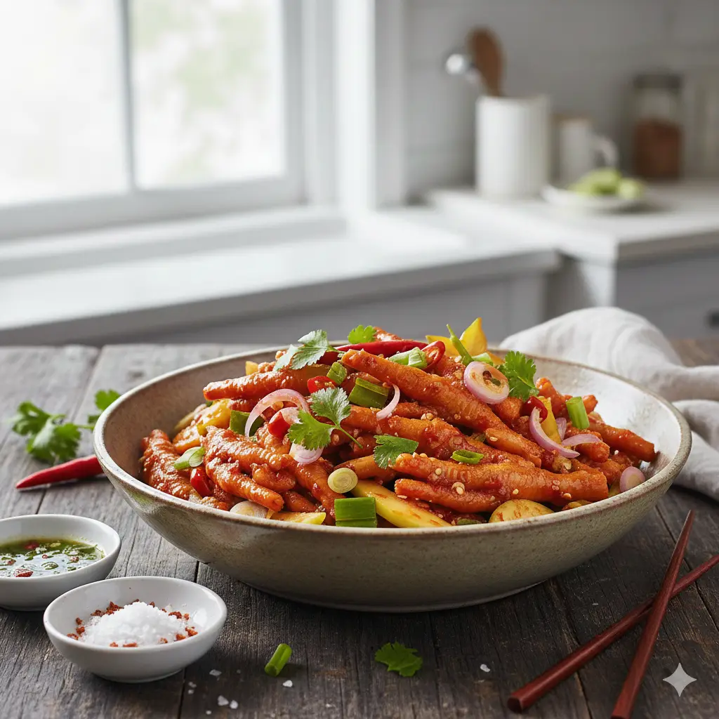 Hình ảnh Chân gà sốt Thái