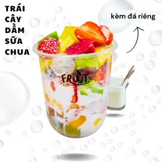 Hình ảnh Trái cây dầm sữa chua Fruit Crush - Ly 500ml