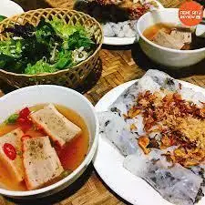 Hình ảnh Bánh cuốn chả quế - chả nướng