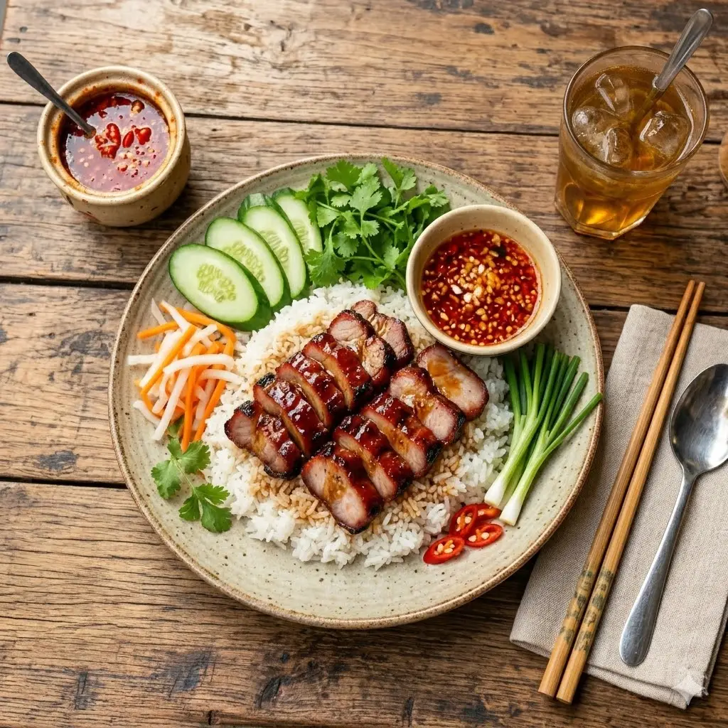 Hình ảnh Cơm thịt xá xíu