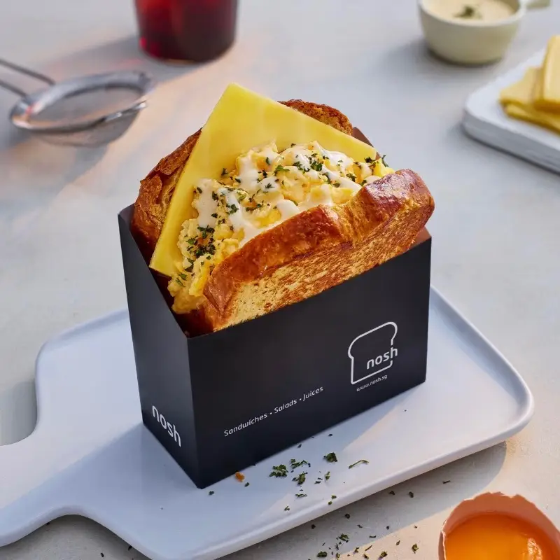 Hình ảnh Bánh Mì Trứng Phô Mai (Cheesy Scramble Eggdrop)