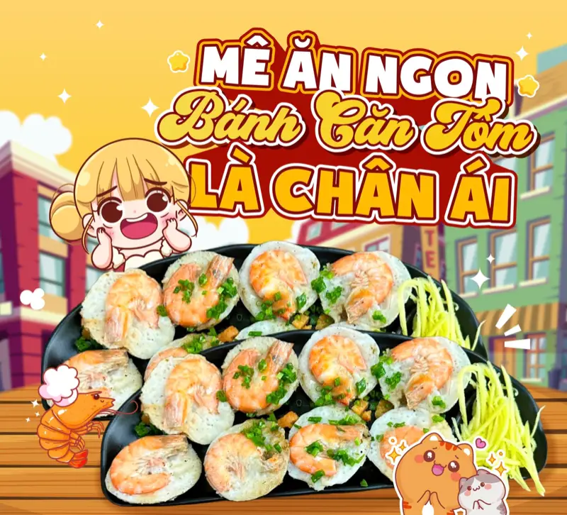 Hình ảnh Bánh căn tôm