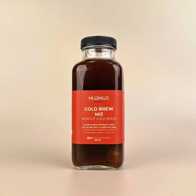 Hình ảnh Chai Cold Brew Mơ (Apricot Cold Brew Coffee 350ml)