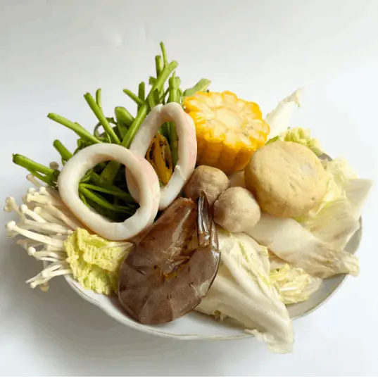 Hình ảnh Lẩu 1 người Tôm Mực( Nước lẩu thái/ tomyum)
