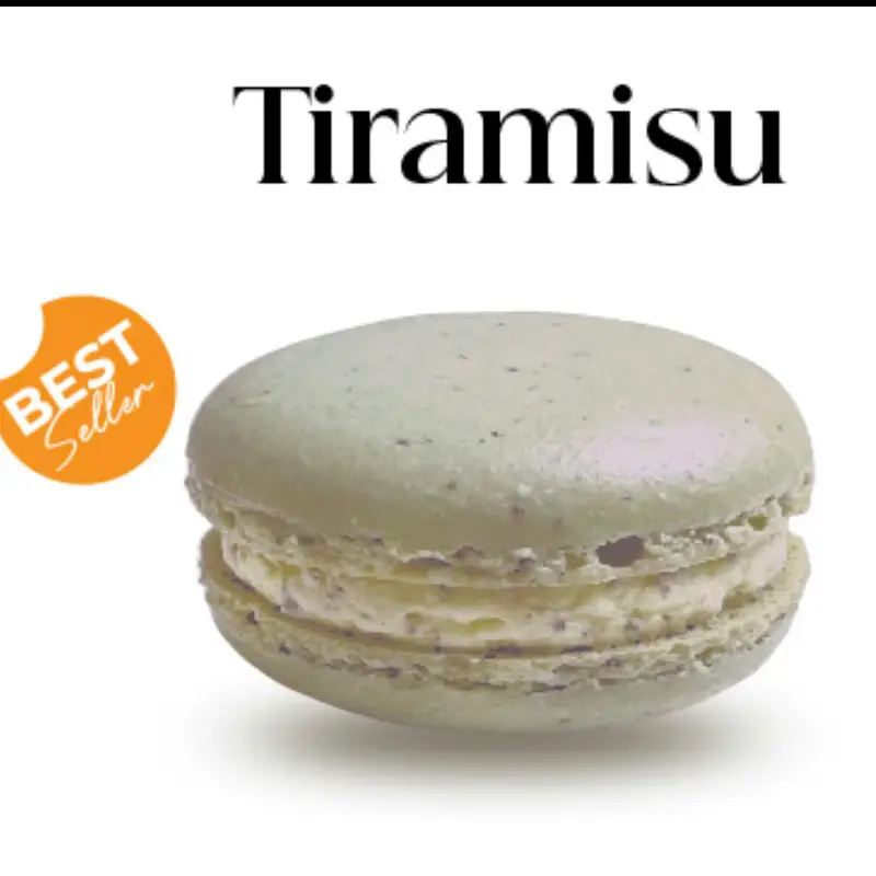 Hình ảnh Macaron vị Tiramisu (Tiramisu Macaron)