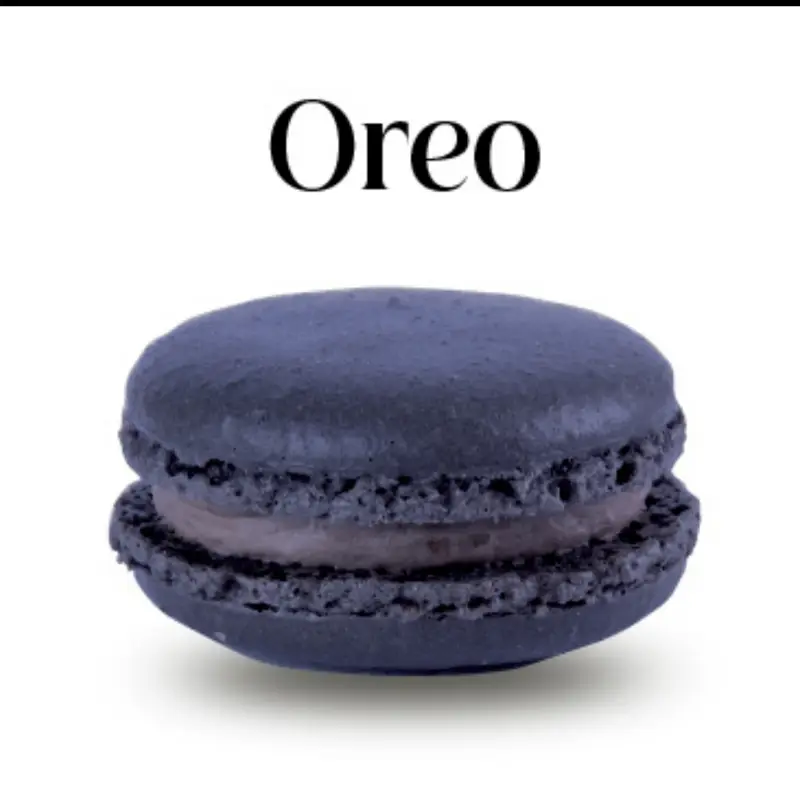 Hình ảnh Macaron vị Oreo (Oreo Macaron)