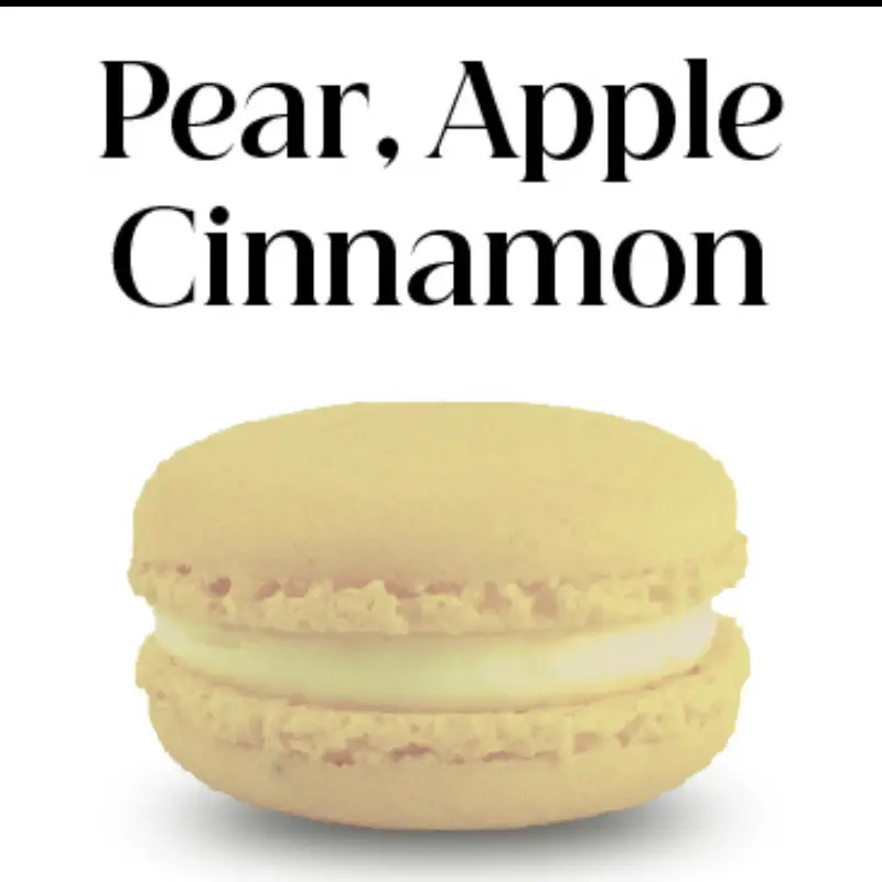 Hình ảnh Macaron vị Lê Táo Quế (Pear, Apple, Cinnamon Macaron)