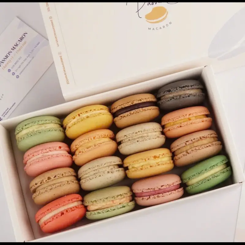 Hình ảnh Hộp 16 bánh Macaron