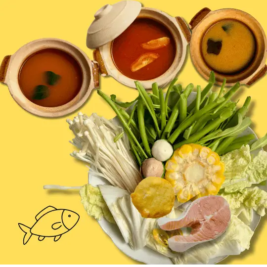 Hình ảnh Lẩu Cá Điêu Hồng - nước lẩu Thái /Tomyum/Cà Chua