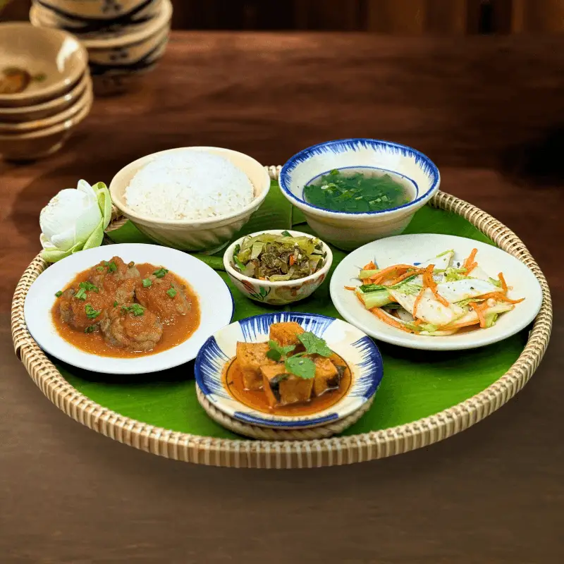Hình ảnh Set Cơm Thịt viên sốt cà