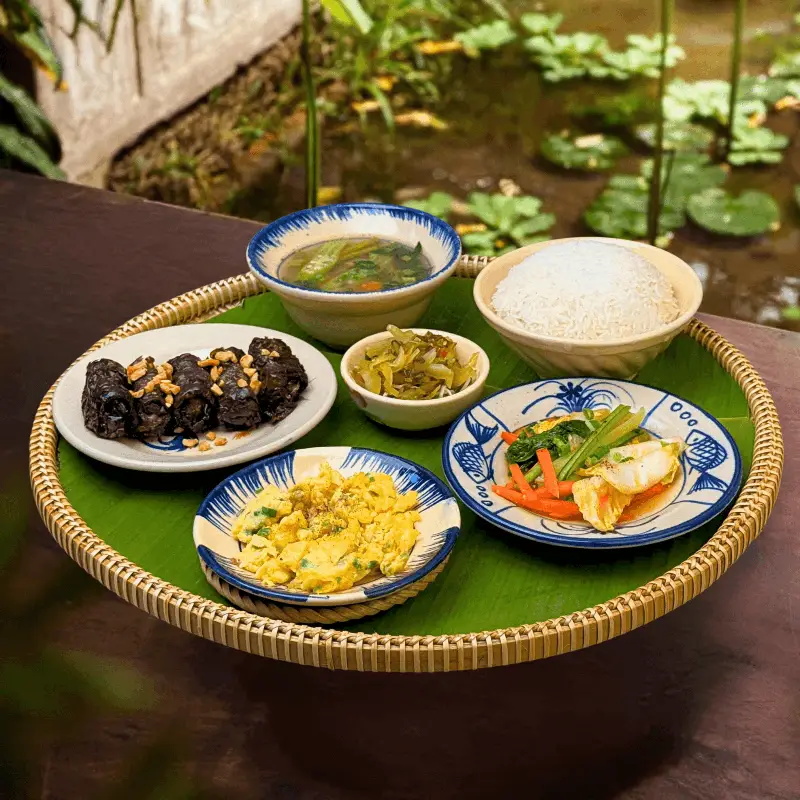 Hình ảnh Set Cơm Chả Lá Lốt