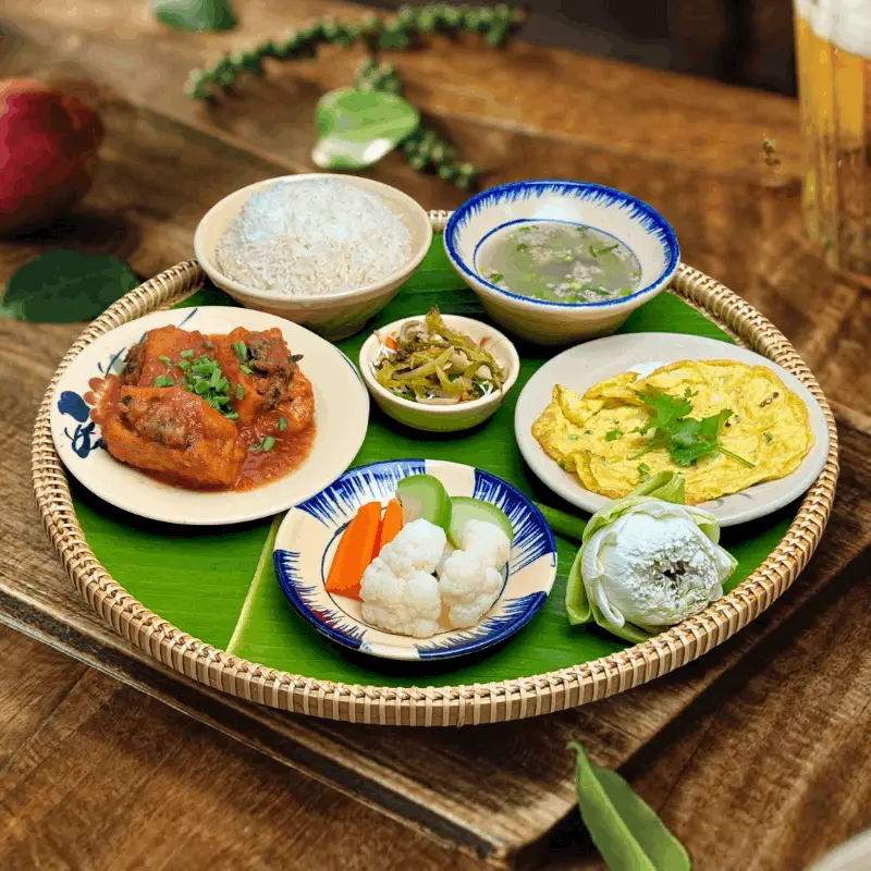 Hình ảnh Set Cơm Đậu hũ nhồi thịt