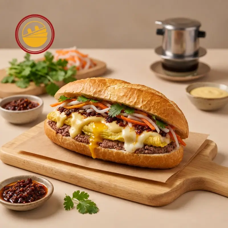 Hình ảnh BÁNH MÌ PATE TRỨNG